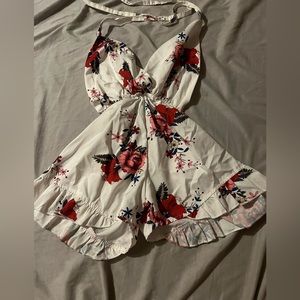 Toddler girls shorts romper
